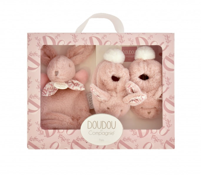 Doudou Et Compagnie Presentlåda Rosa