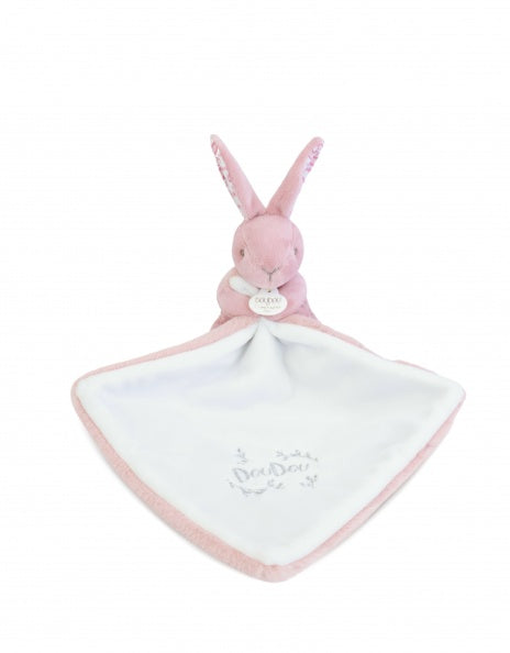 Doudou Et Compagnie Presentbox Rosa kanin med snuttefilt