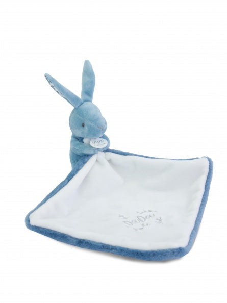 Doudou Et Compagnie Presentbox Blå kanin med snuttefilt