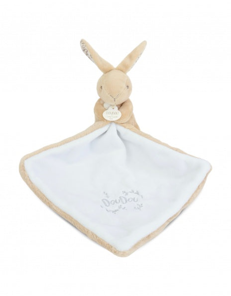 Doudou Et Compagnie Presentbox Beige kanin med snuttefilt