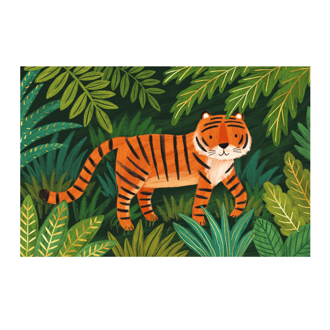Djeco Inbjudningskort Jungle Animals (8st)