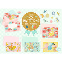Thumbnail for Djeco Inbjudningskort Fairies For a Day (8st)