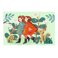 Thumbnail for Djeco Inbjudningskort Garden Friends (8st)