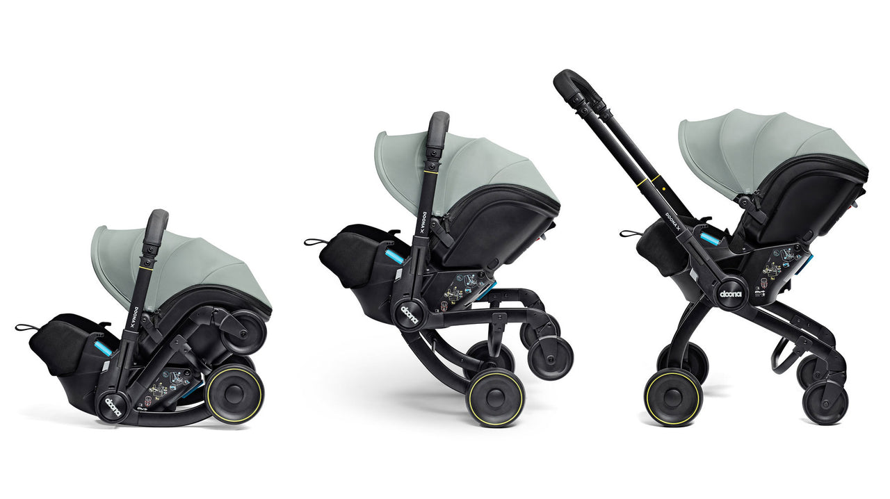 Doona Babyskydd "X" med vagn Dusty Sage