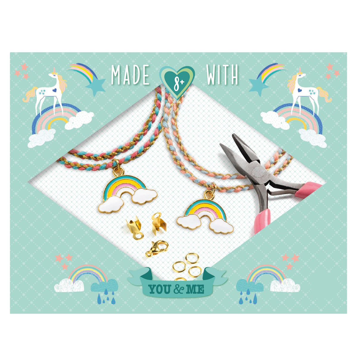 Djeco You & Me Rainbow Kumihimo Armband