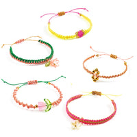 Thumbnail for Djeco Smyckespyssel Makraméarmband Rosa