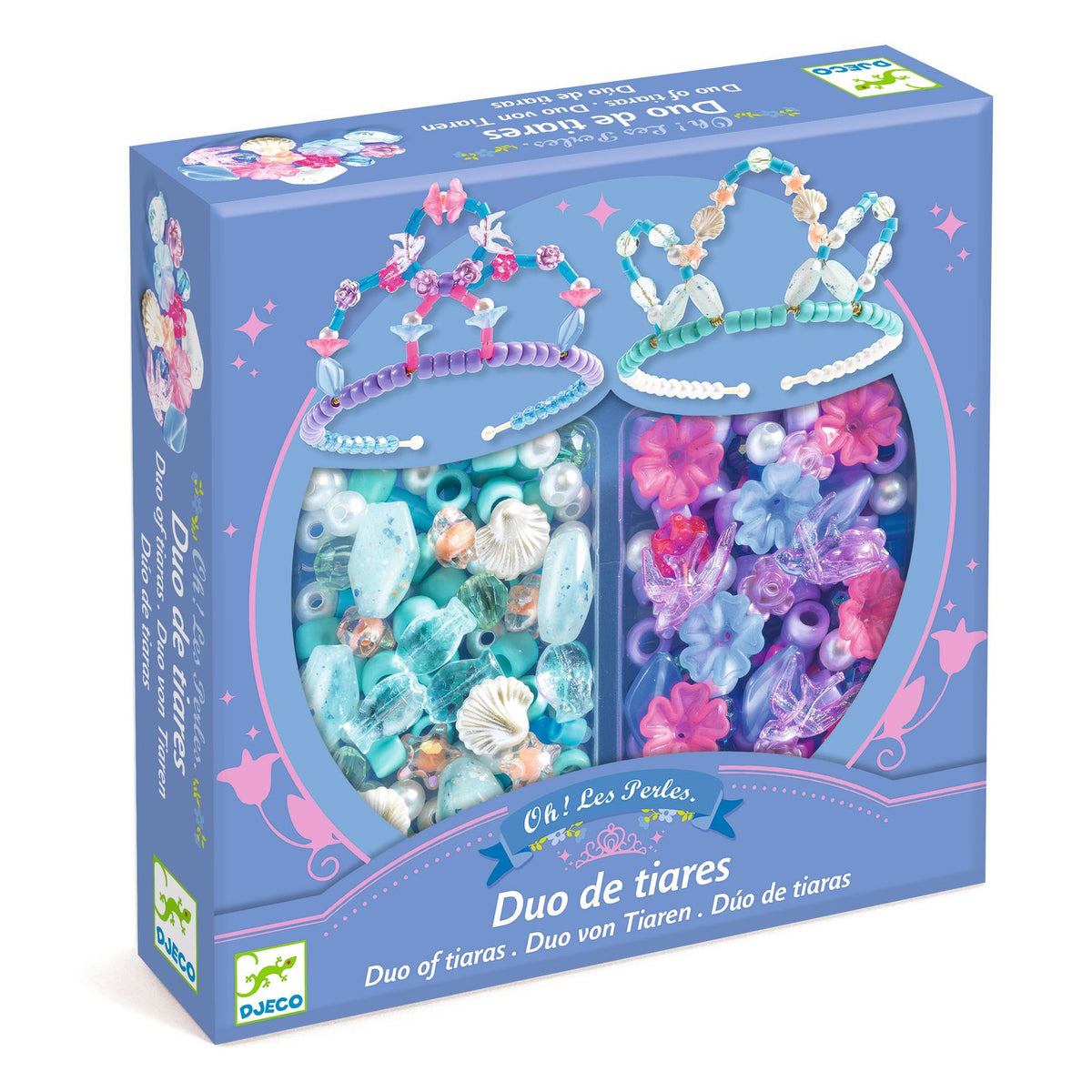 Djeco Pyssel Duo of Tiaras Blue