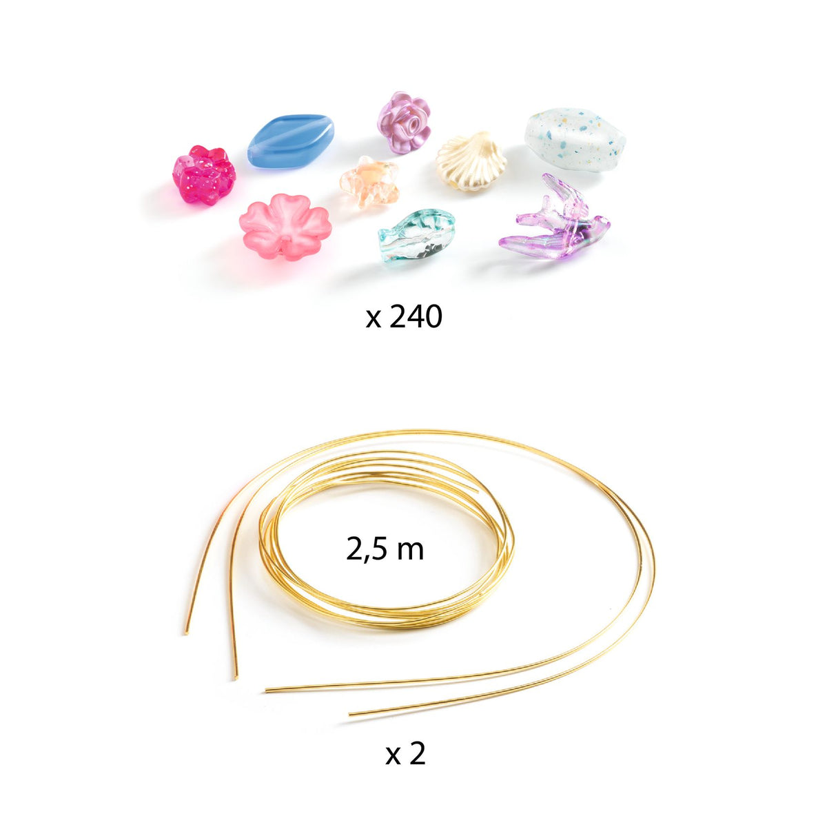 Djeco Pyssel Duo of Tiaras Blue