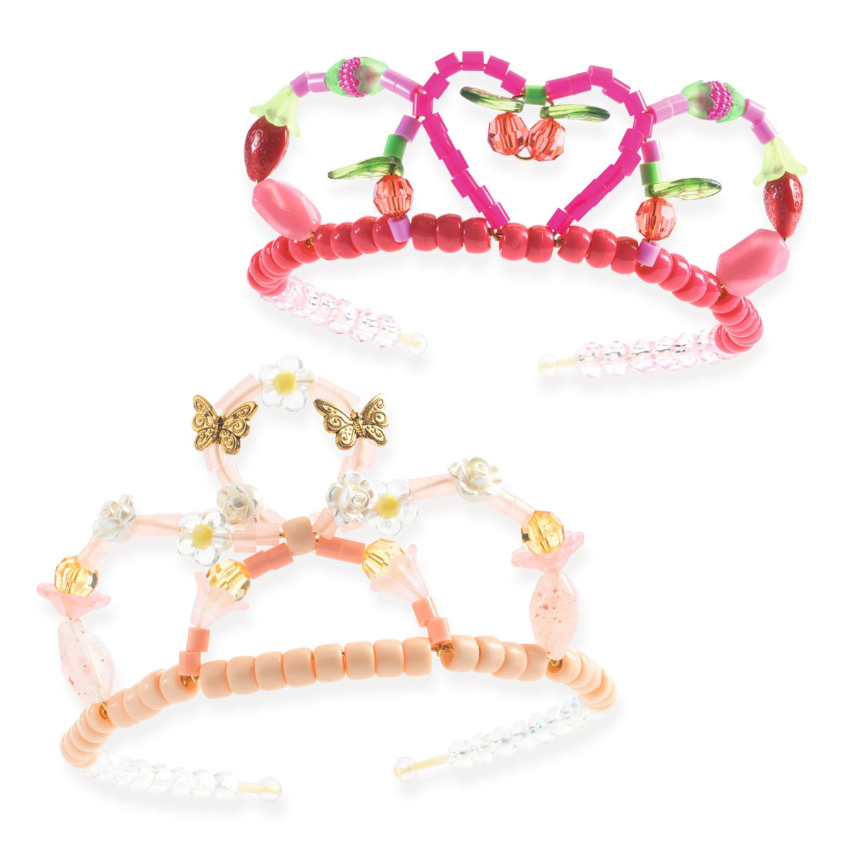 Djeco Pyssel Duo of Tiaras Pink