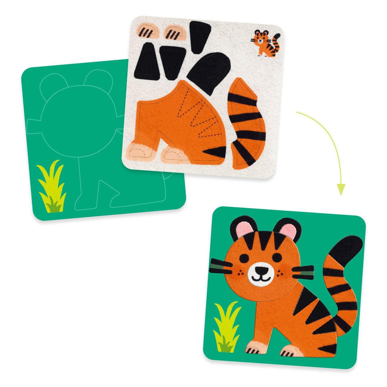 Djeco Filtpyssel Soft Animals