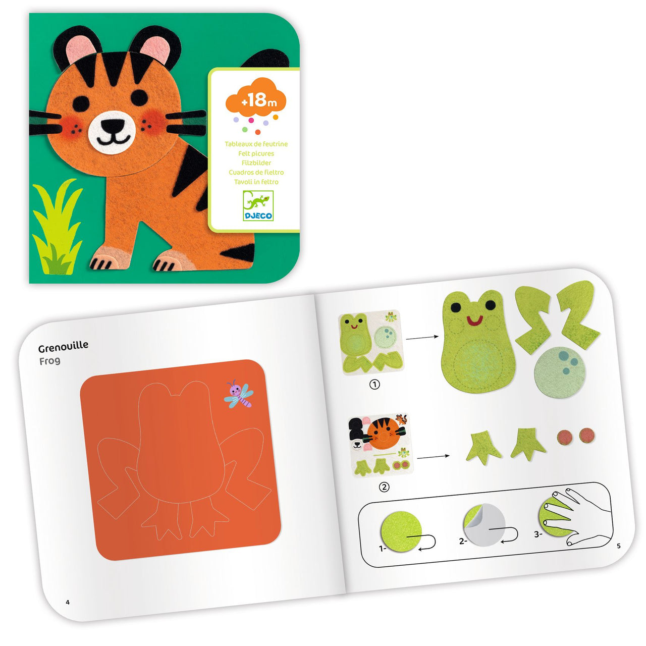 Djeco Filtpyssel Soft Animals