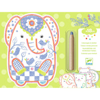 Thumbnail for Djeco Colouring - Wild Animals