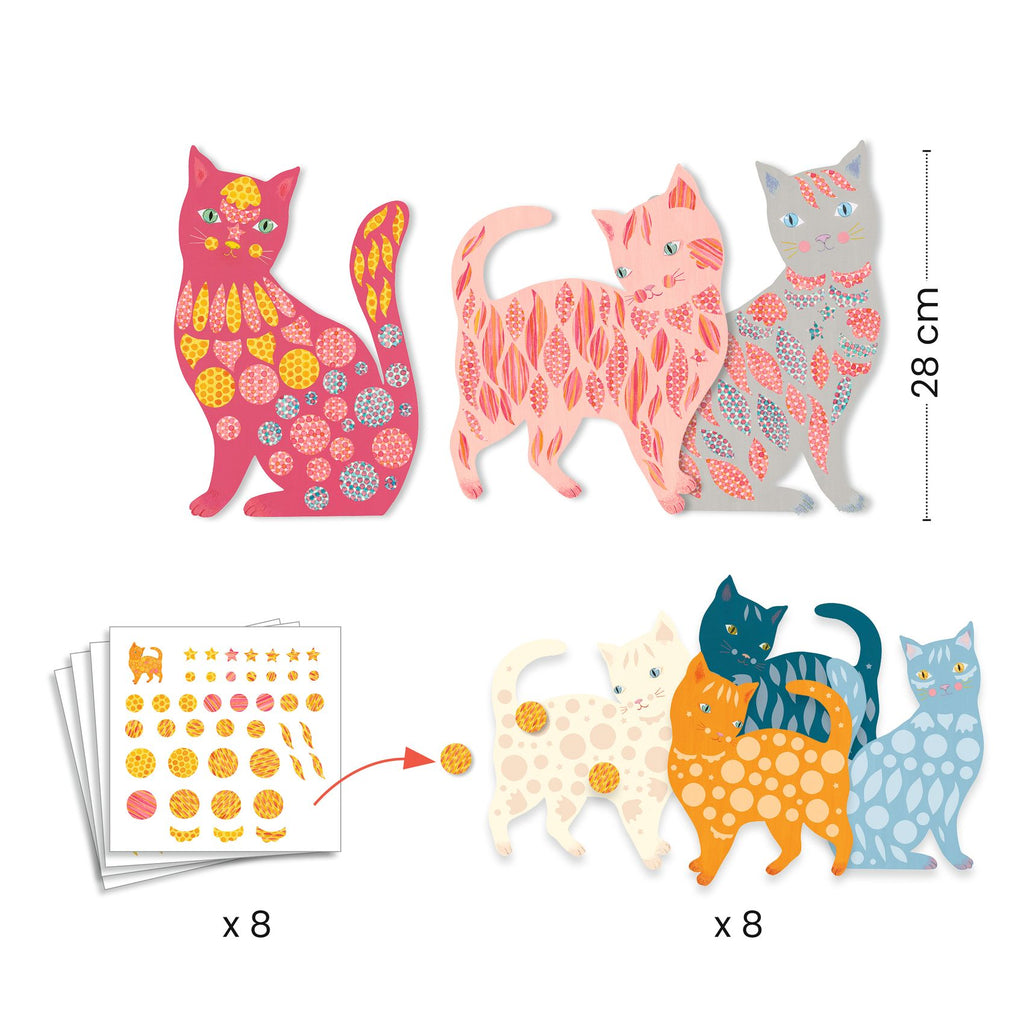 Djeco Pysselbox Elodies Cute Cats