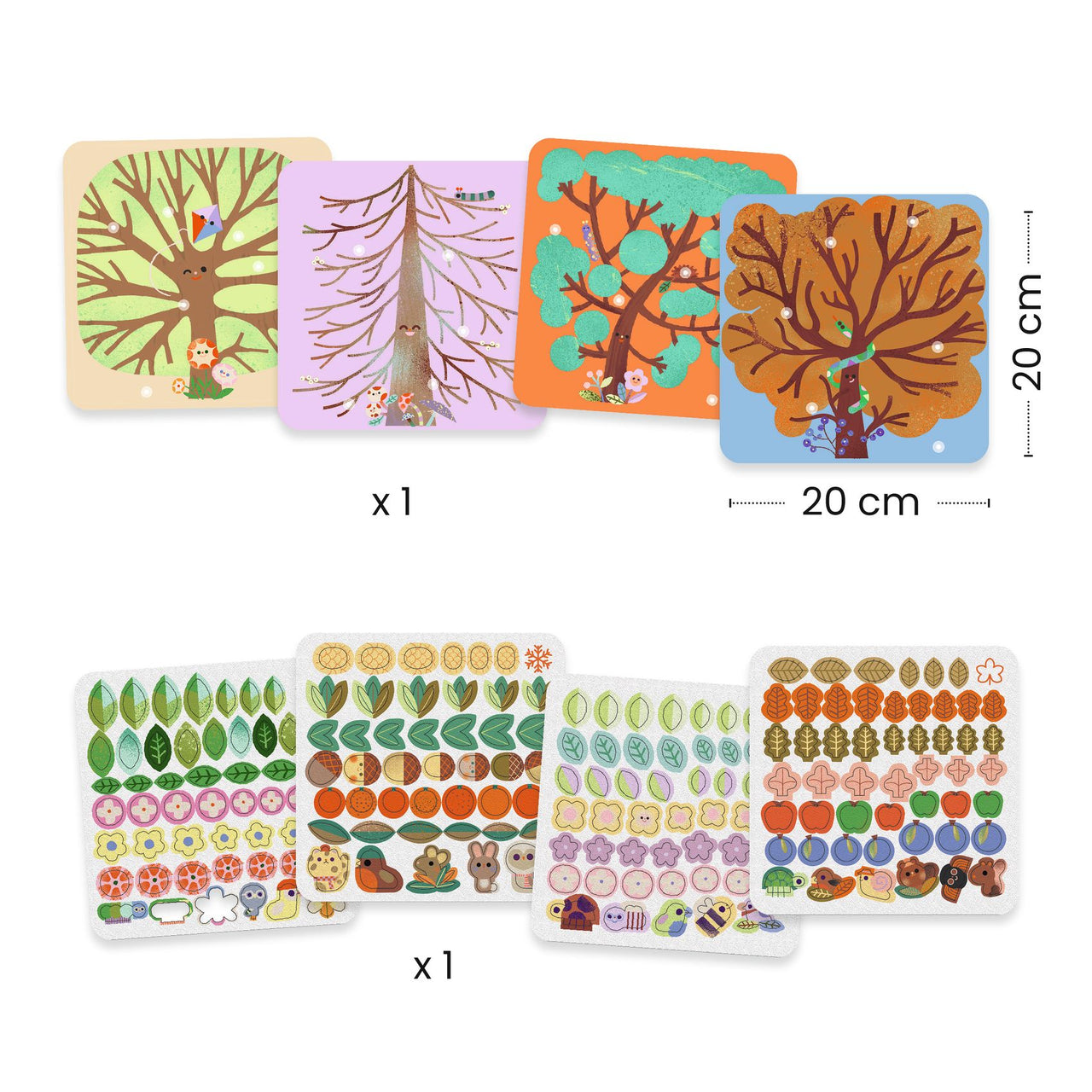 Djeco Kollagepyssel Through the Seasons