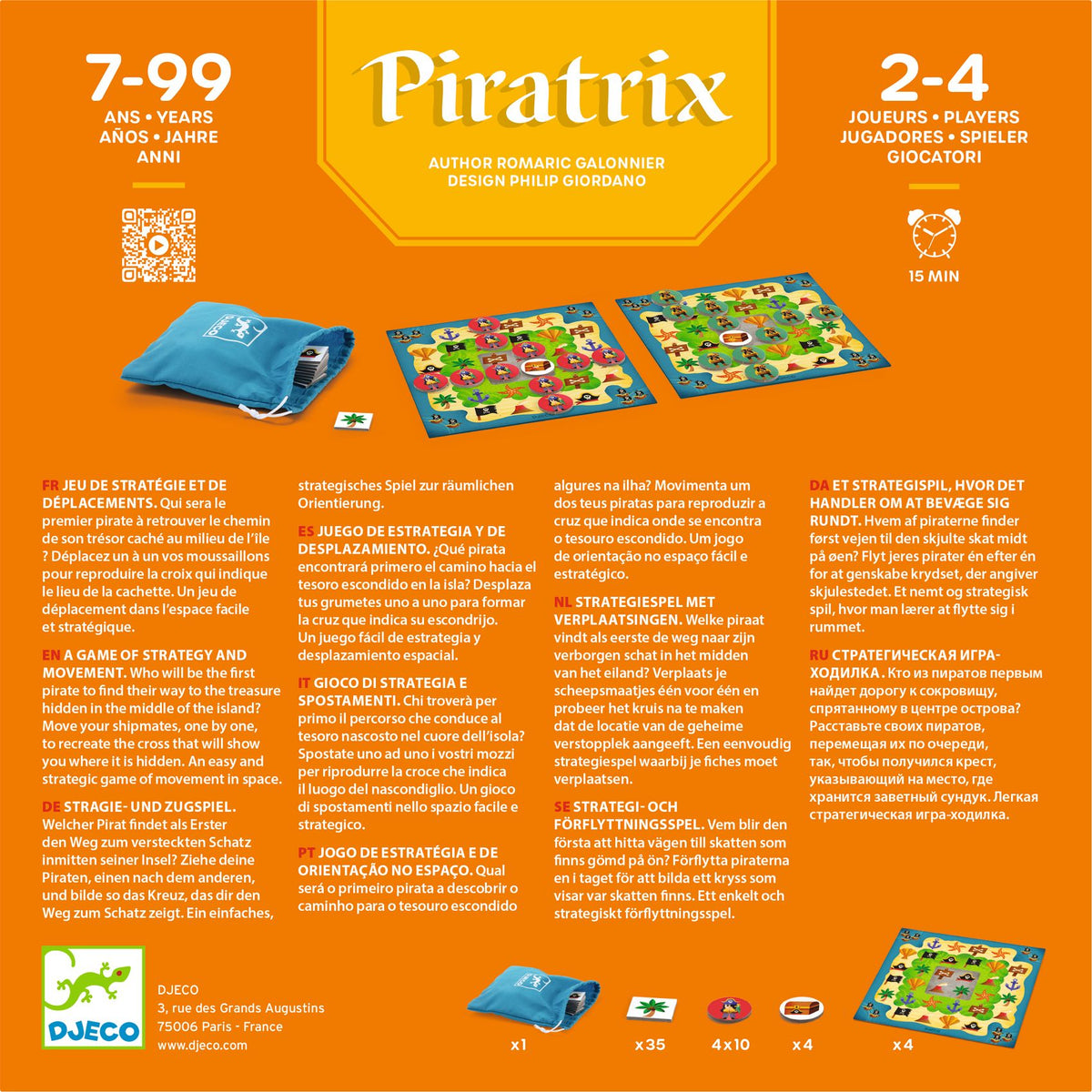 Djeco Brädspel Piratrix