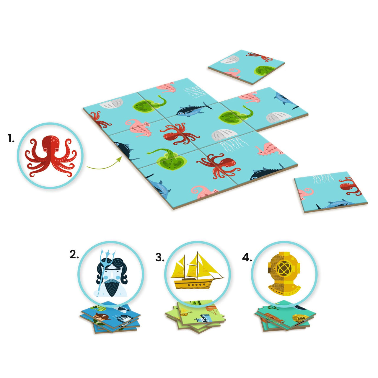 Djeco Logikspel Sological Impossiblo Ocean