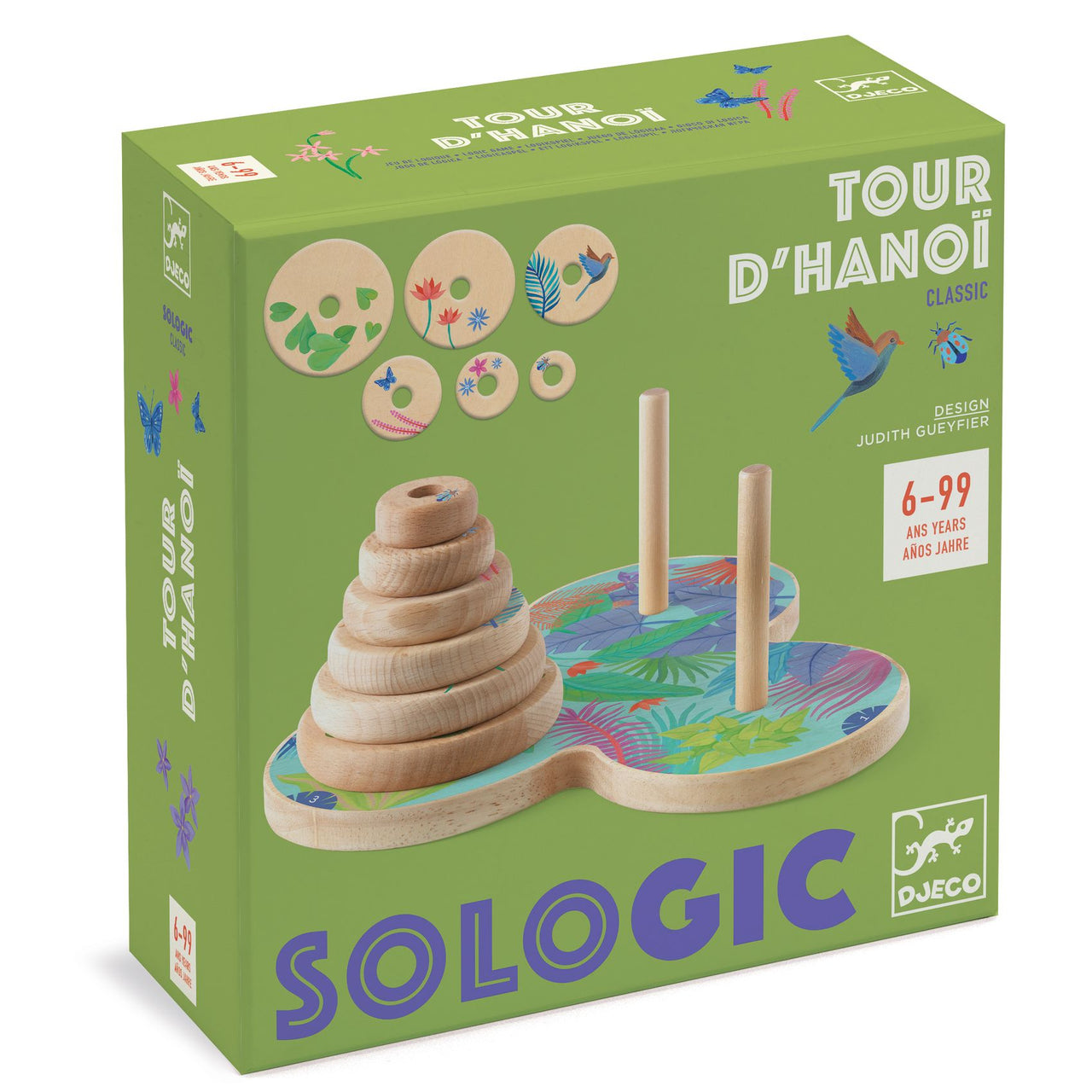Djeco Trädgårdsspel Tour d'Hanoi