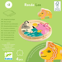 Thumbnail for Djeco Reliefpussel Rondo Leo (4 bitar)