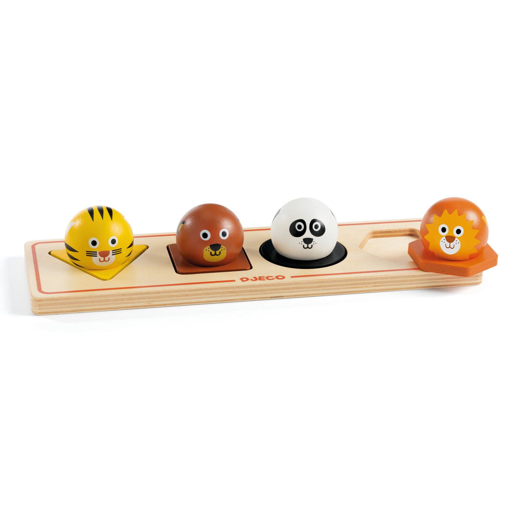 Djeco Puslespil Ball'n'Co Puslespil (4 brikker)