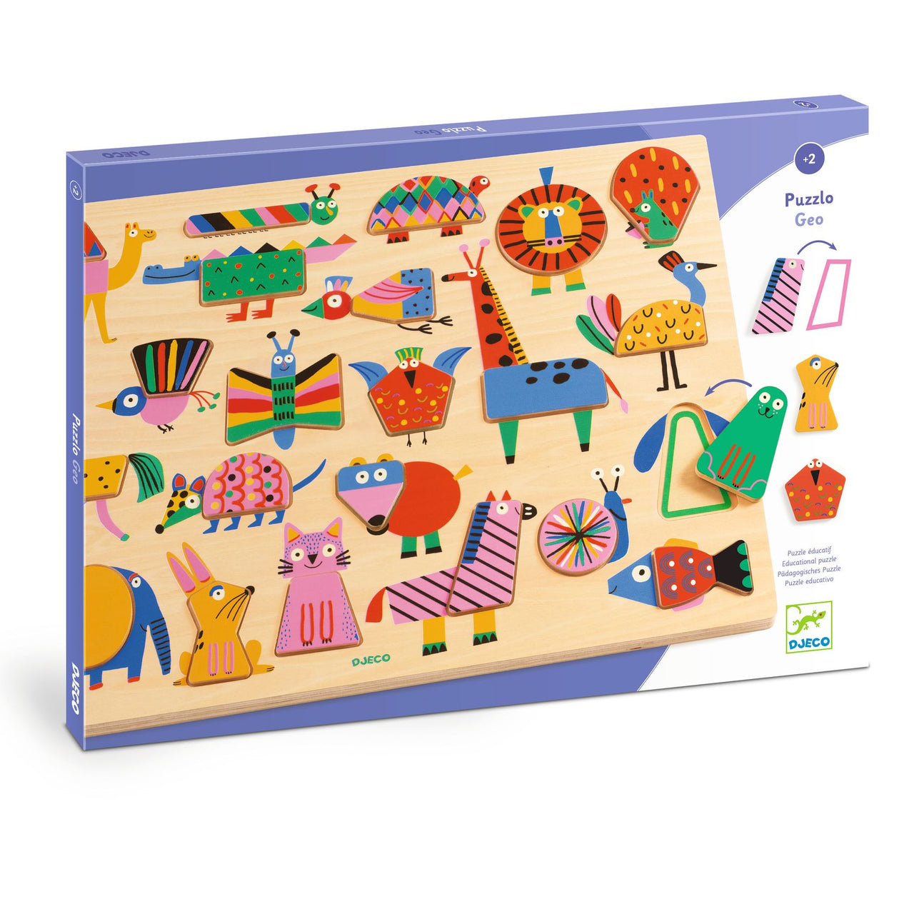 Djeco Pussel Puzzlo Geo (22 bitar)