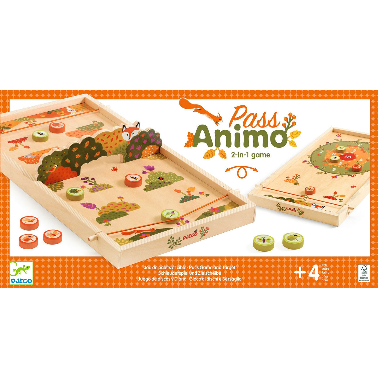 Djeco Träspel Pass Animo