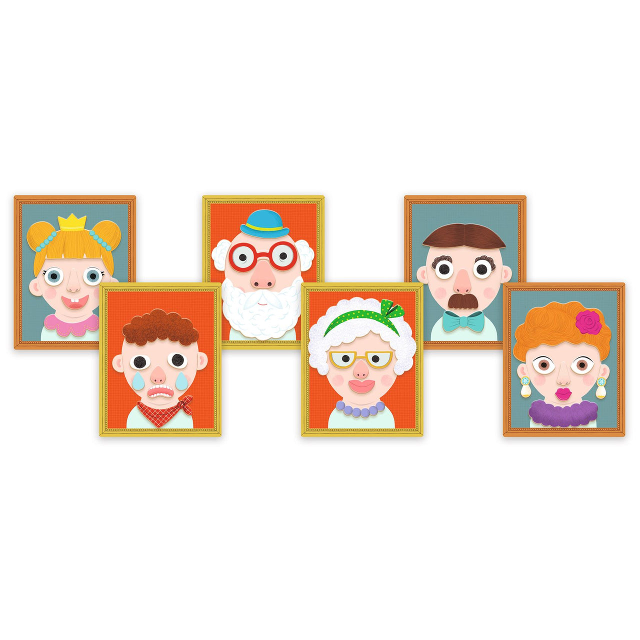 Djeco Magnetlek Inzebox Portraits