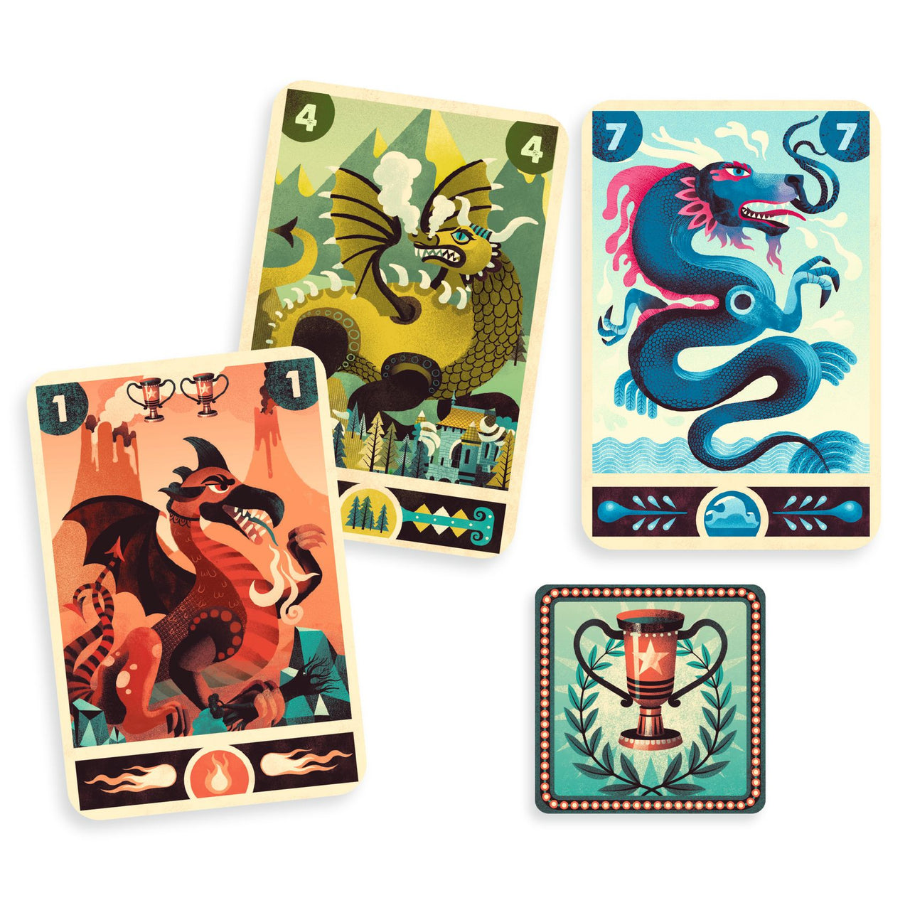 Djeco Kortspel Dragon Deck