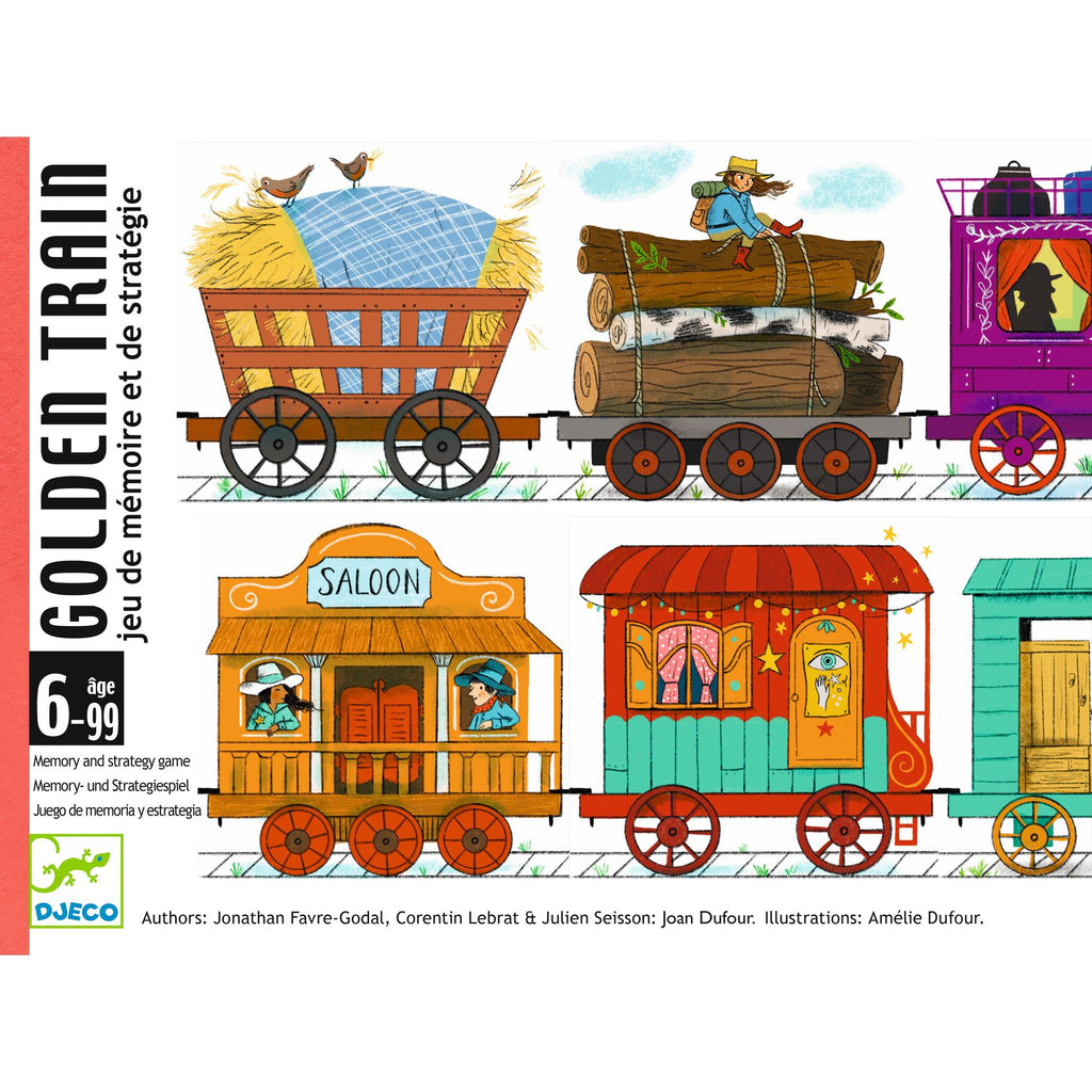 Djeco Kortspil Golden Train