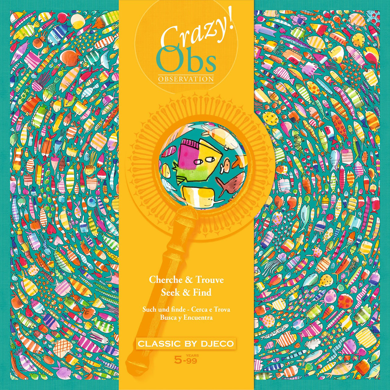 Djeco Observationsspel Crazy Observation! Fishy-Fish
