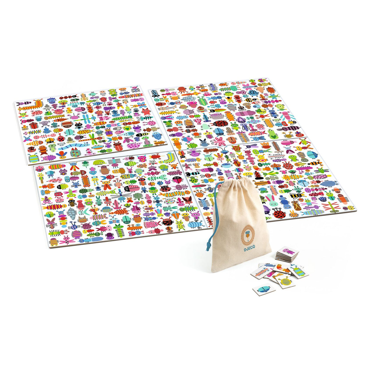 Djeco Observationsspel Tiny Beasts
