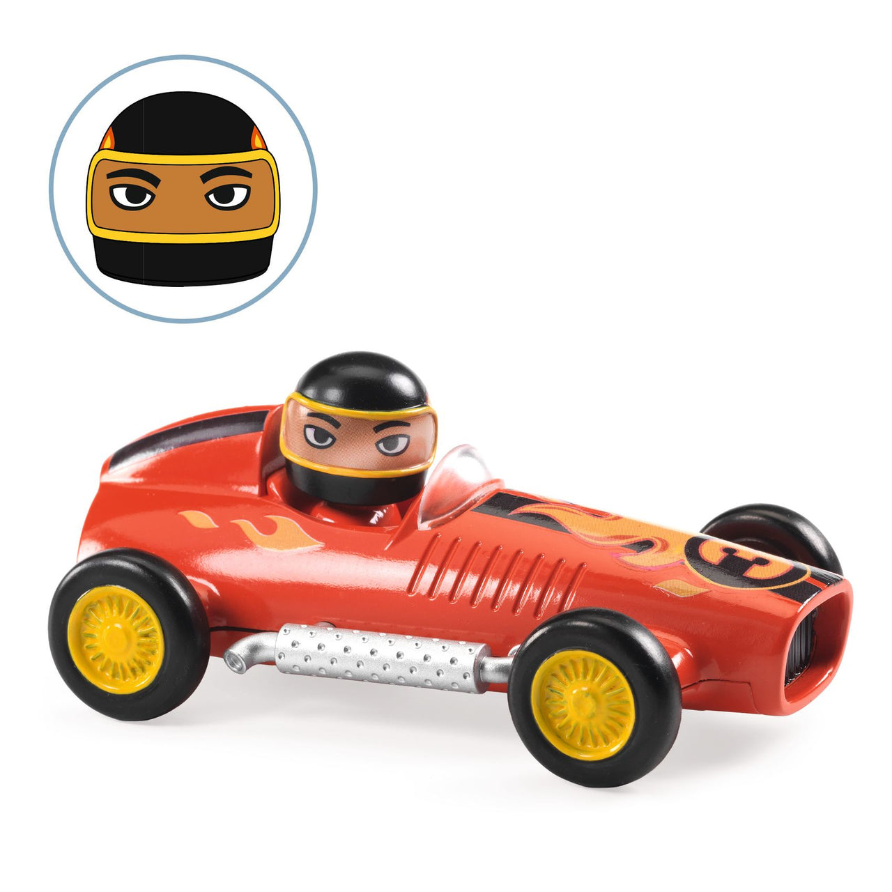 Djeco Leksaksbilar Crazy Motors Red Super Speed