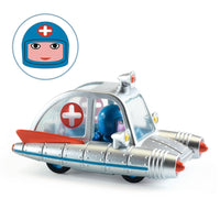 Thumbnail for Djeco Leksaksbilar Crazy Motors Space Ambulance