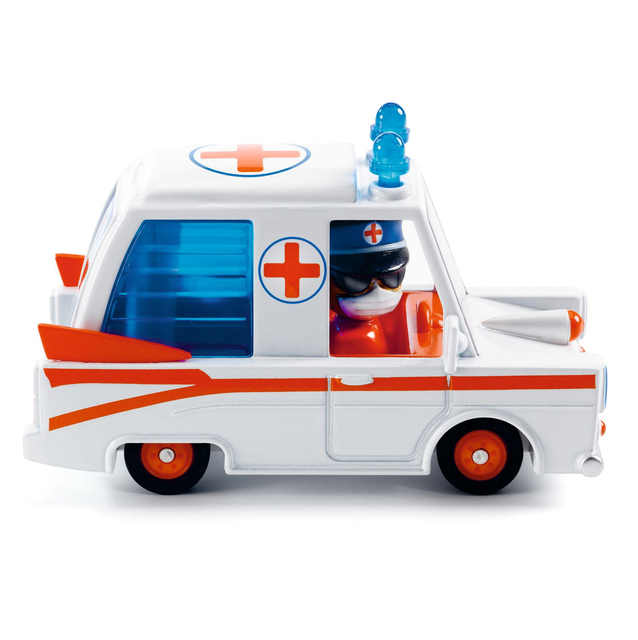 Djeco Leksaksbilar Crazy Motors Hurry Ambulance