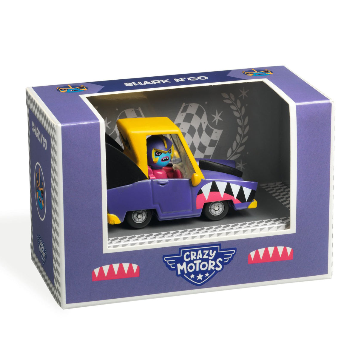 Djeco Leksaksbilar Crazy Motors Shark N'Go