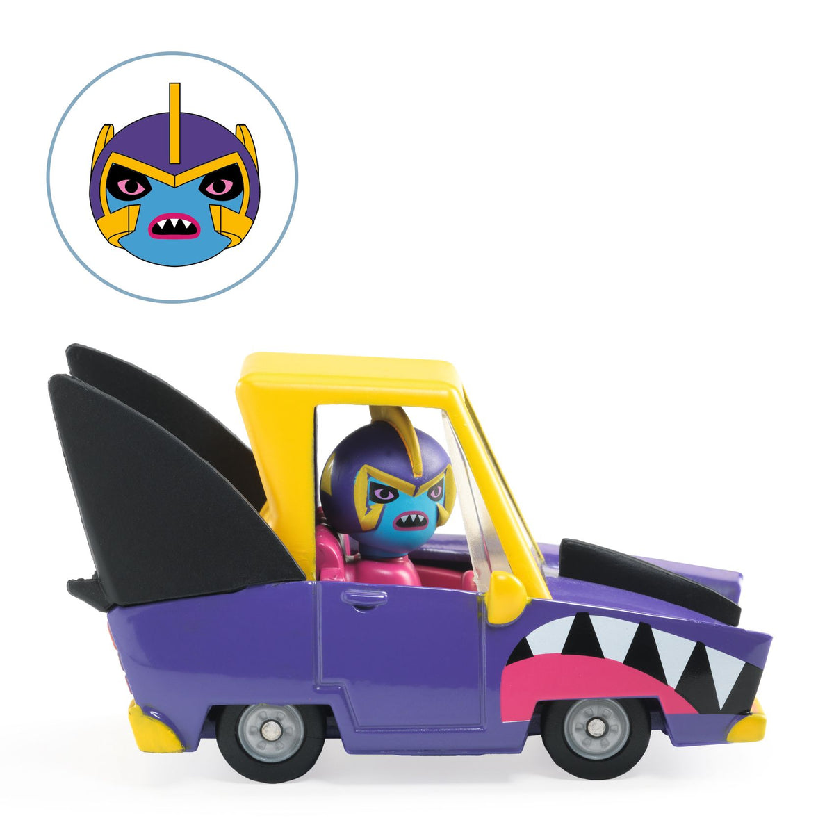 Djeco Leksaksbilar Crazy Motors Shark N'Go