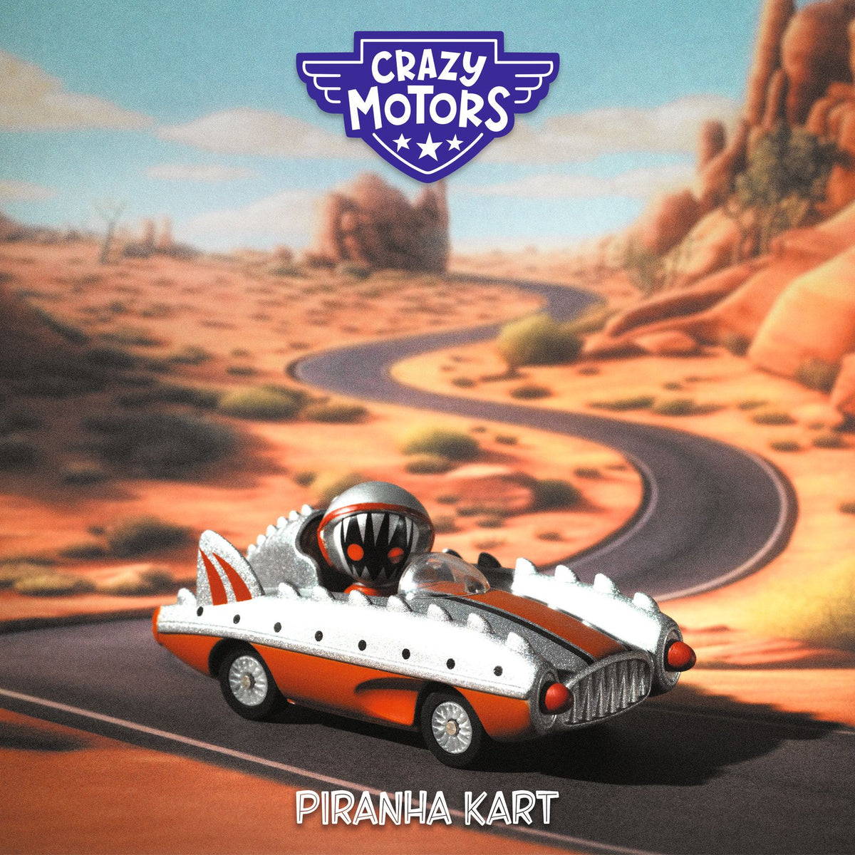 Djeco Leksaksbilar Crazy Motors Piranha Kart