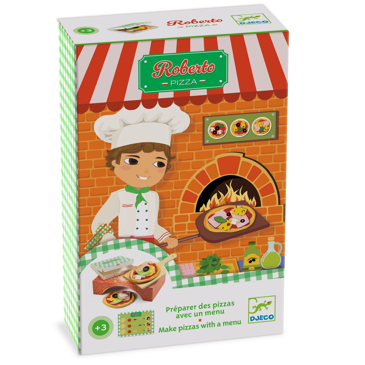 Djeco Leksakspizza Roberto Pizza