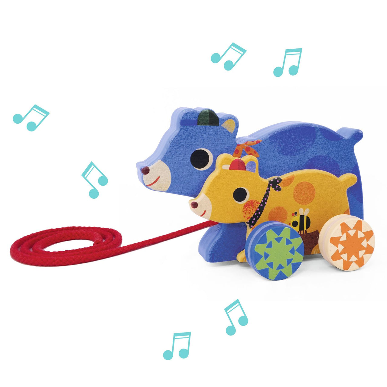 Djeco Dragleksak Gabi & Sam (2-pack)