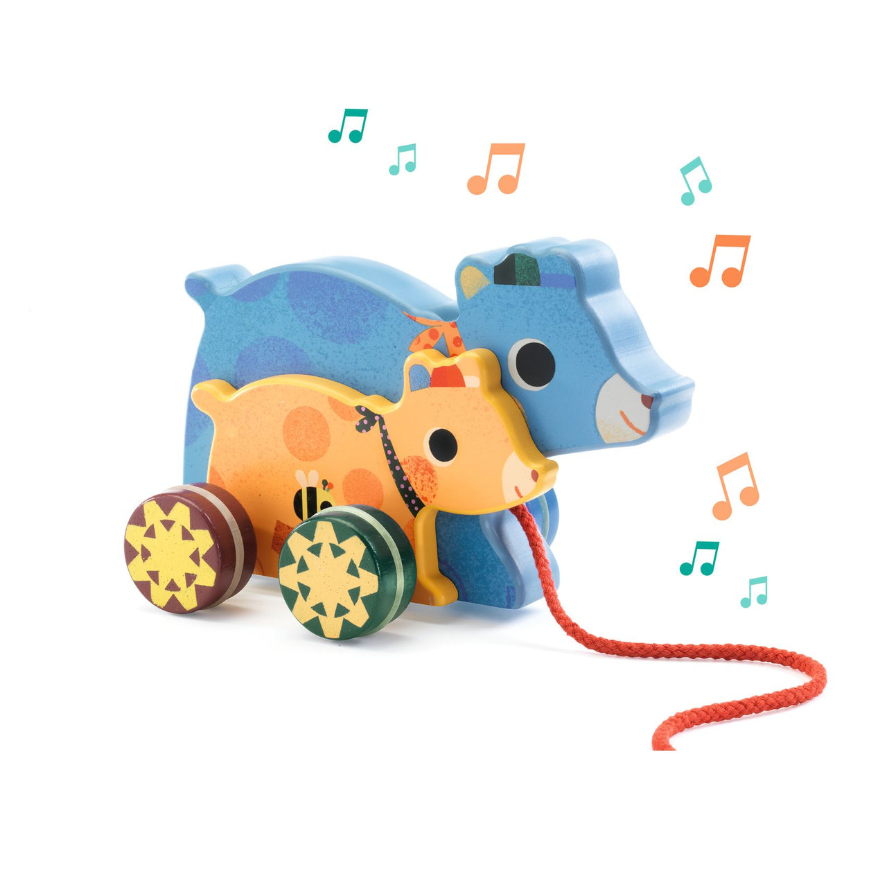 Djeco Dragleksak Gabi & Sam (2-pack)