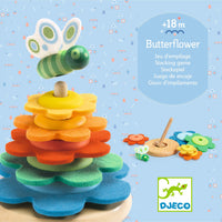 Thumbnail for Djeco Stapelleksak Butterflower (8 delar)