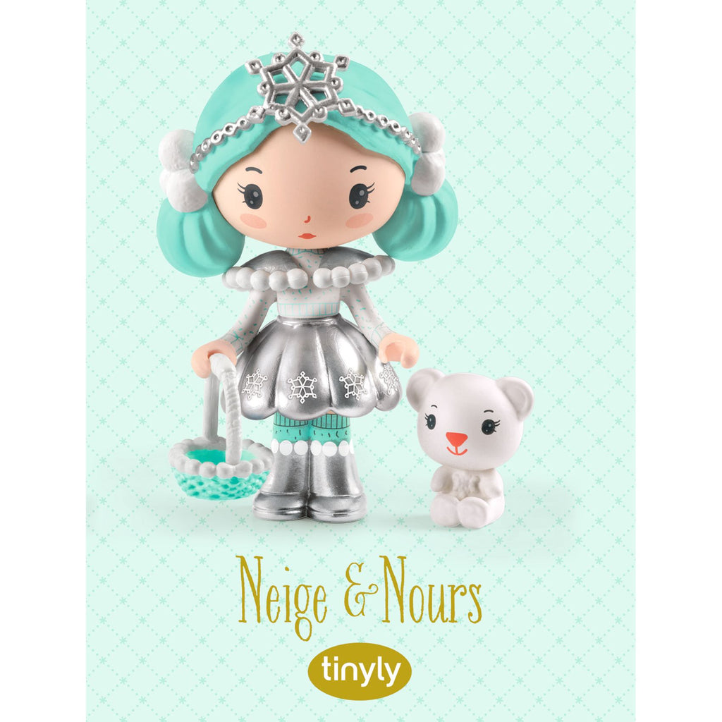 Djeco Tinyly Figurset Isprinsessan Neige & Nours