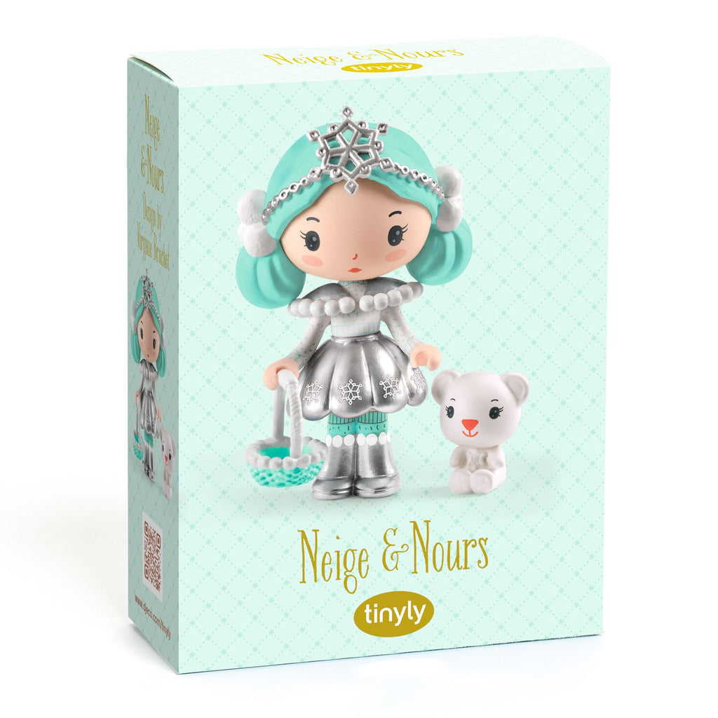 Djeco Tinyly Figurset Isprinsessan Neige & Nours