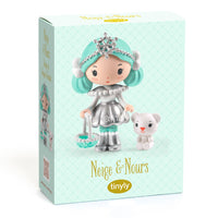 Thumbnail for Djeco Tinyly Figurset Isprinsessan Neige & Nours