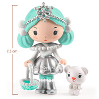Thumbnail for Djeco Tinyly Figurset Isprinsessan Neige & Nours