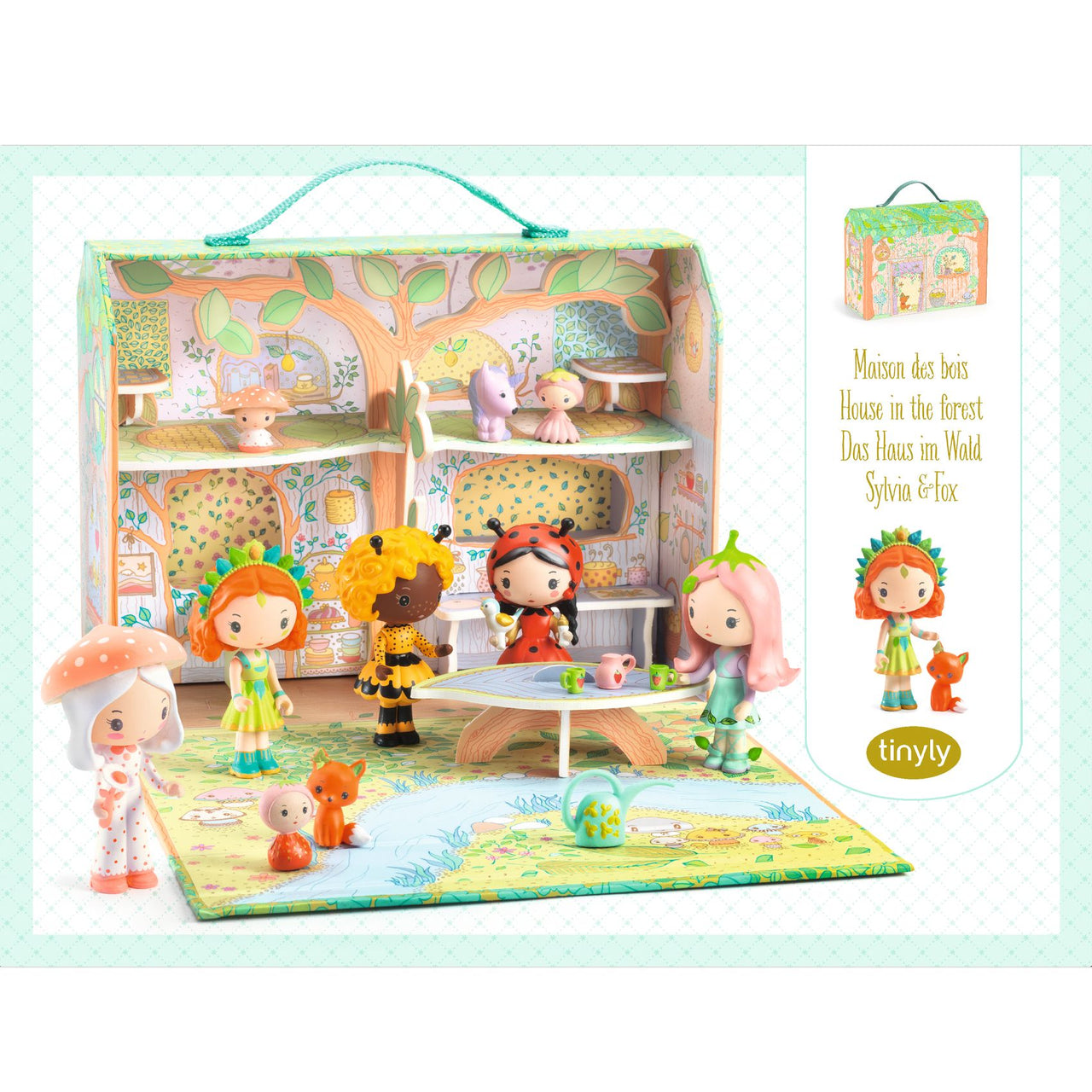 Djeco Tinyly Dockhus Sylvia and Foxs House
