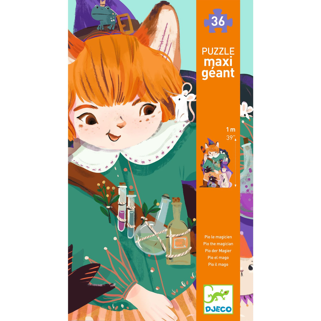 Djeco Pussel Pio the magician (36 bitar)