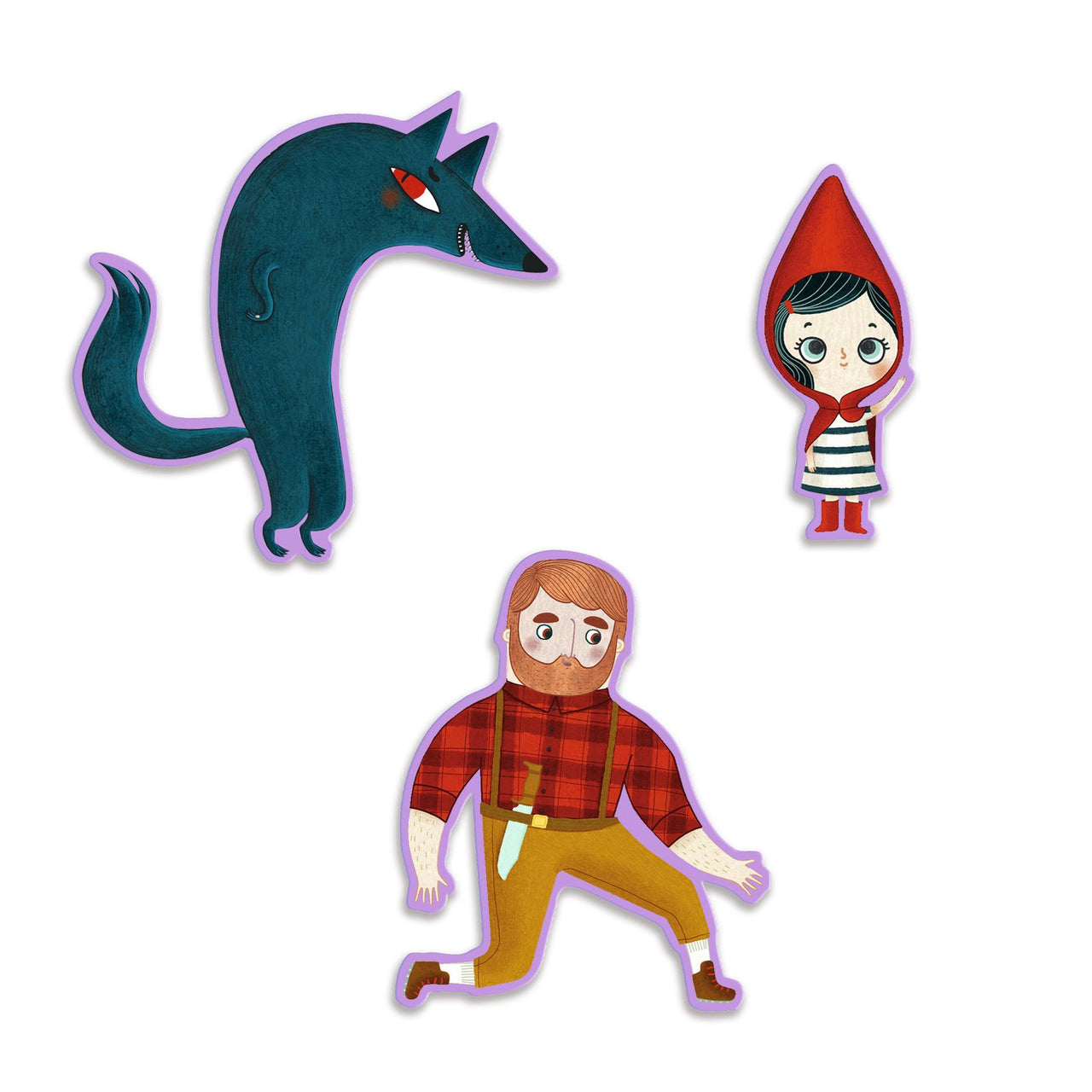 Djeco Pussel Little Red Riding Hood (35 bitar)
