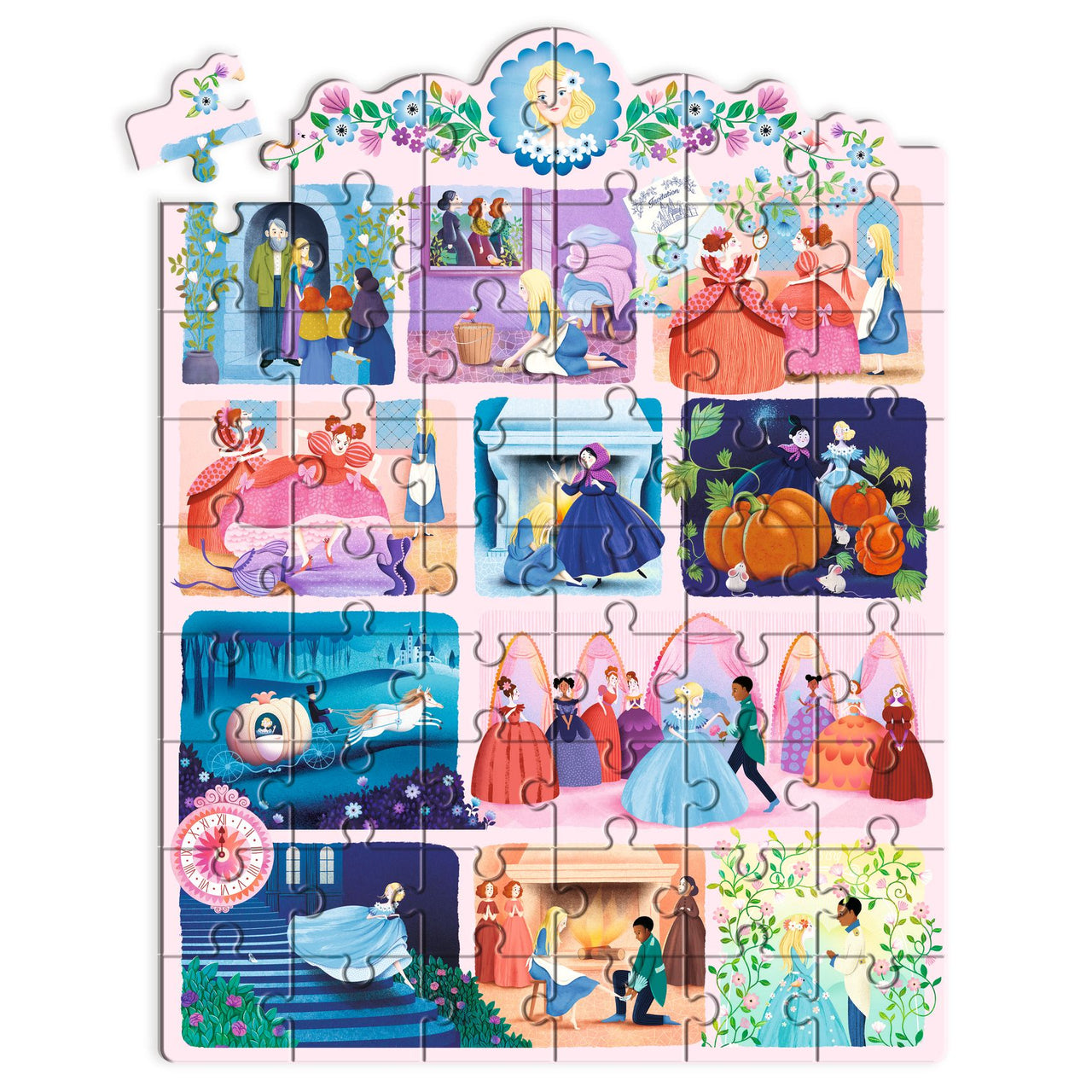 Djeco Pussel Cinderella (54 bitar)