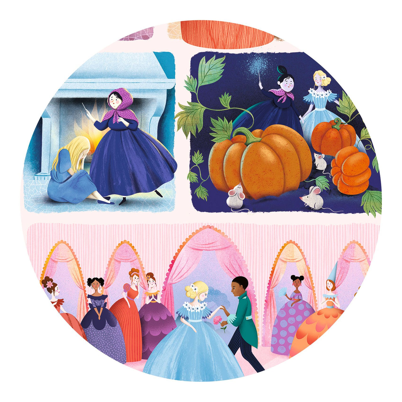 Djeco Pussel Cinderella (54 bitar)