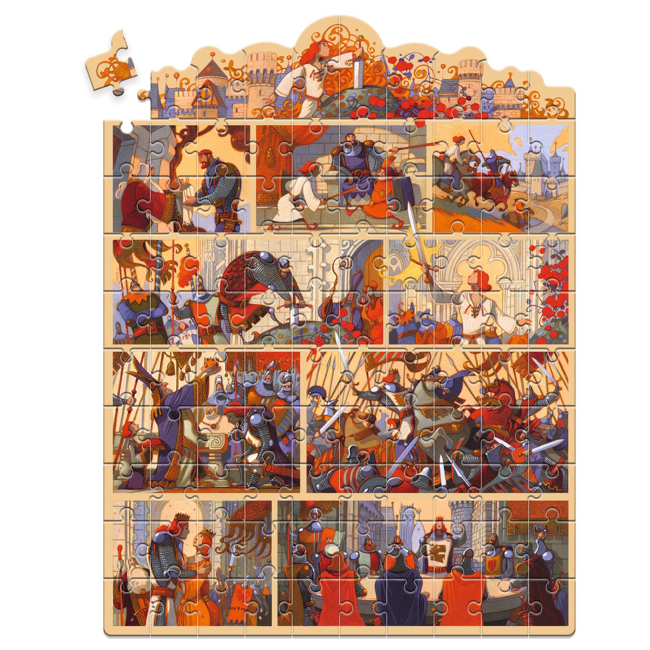 Djeco Pussel The King Arthur (100 bitar)
